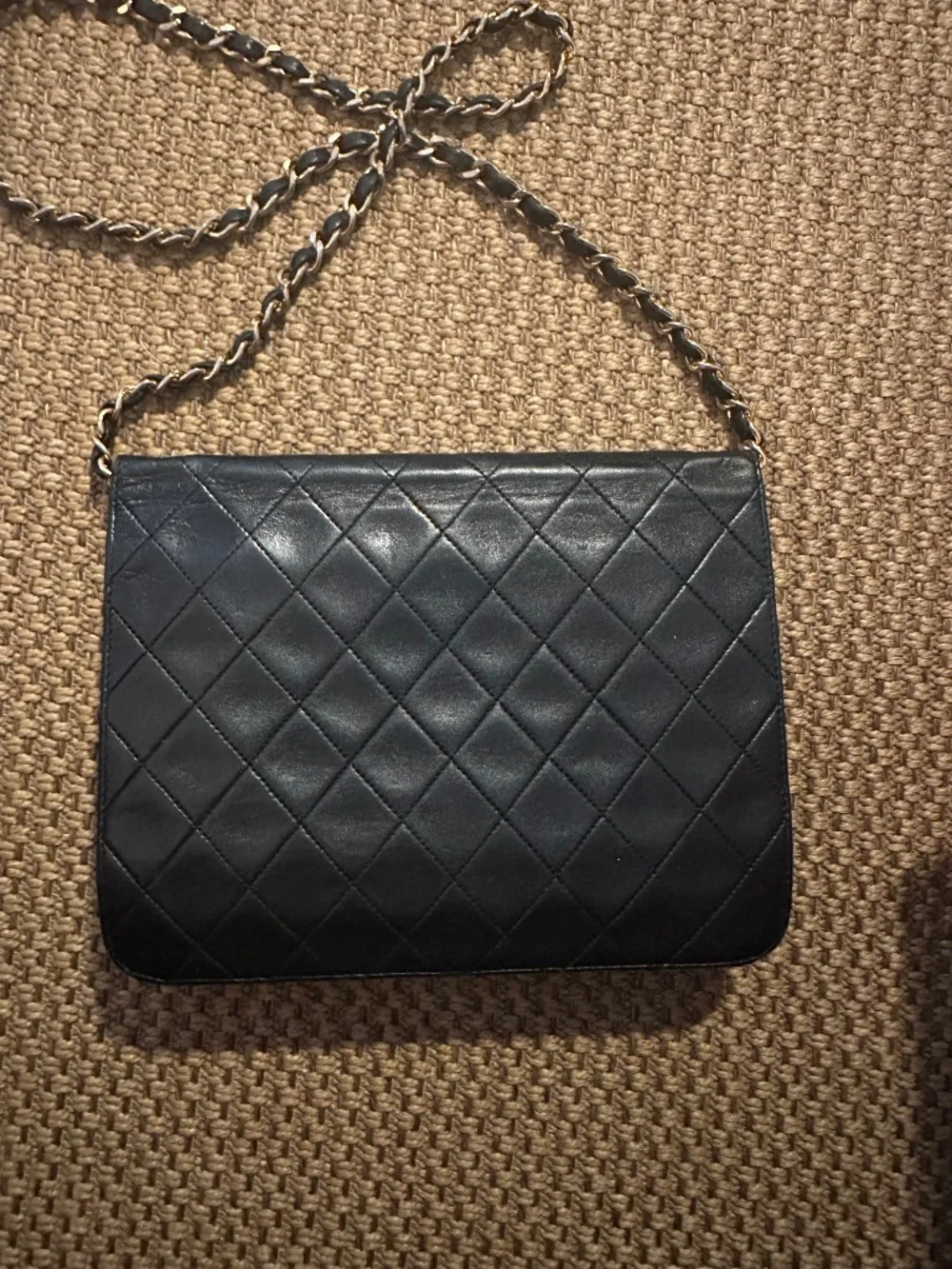 Chanel Classic Flap Chain Strap Bag in Quilted Lambskin Leather